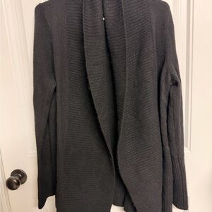 Bloomingdale's Classic Black Open Cardigan